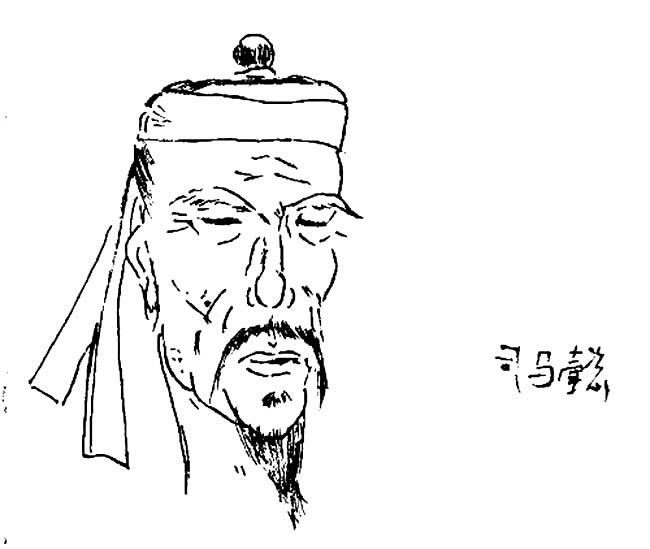 三国英雄司马懿人物简笔画图片司马懿怎么画 人物简笔画 师长教师板报网