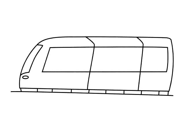 火车头简笔画_地铁列车头简笔画图片