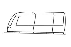 火车头简笔画_地铁列车头简笔画图片