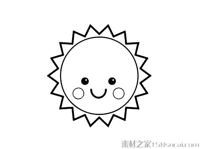 太阳简笔画