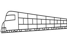 火车交通工具简笔画图片怎么画