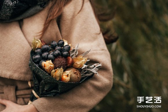 吃货们眼睛都为之一亮啦! 可食用蔬果手捧花