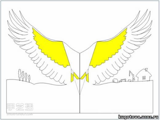 自制立体纸鹤贺卡教程 纸鹤贺卡的制作方法