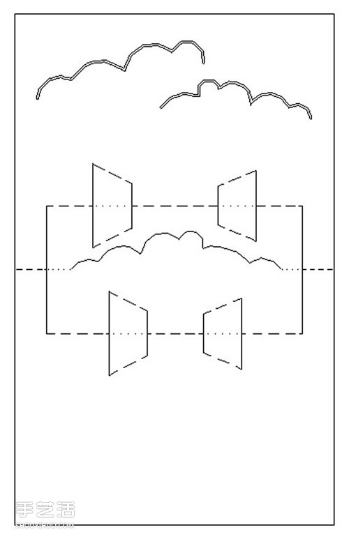 送给老师和医生立体天使贺卡的制作方法 