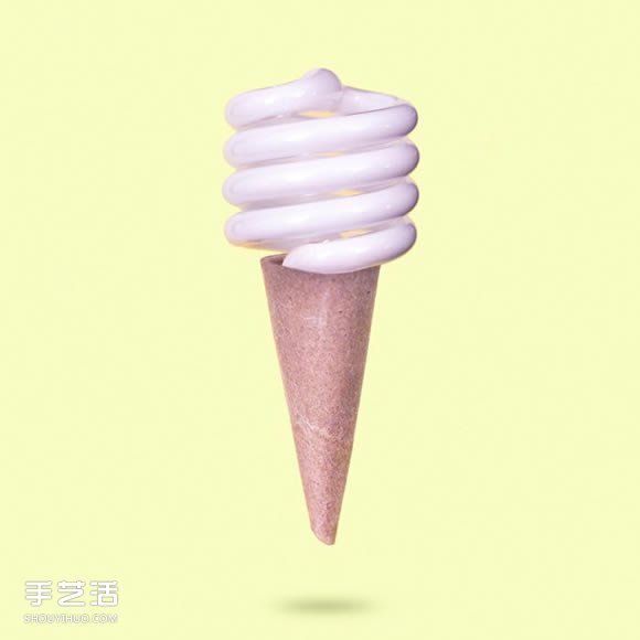 DIY成毫无违和感的食物 生活用品变成创作素材