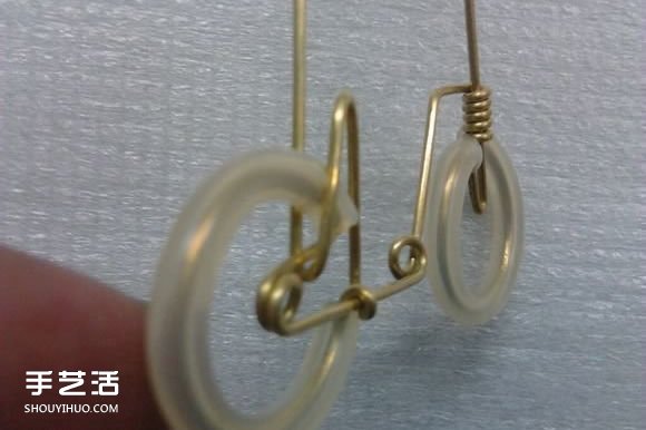 手工制作铜线自行车教程 铜丝自行车制作图解