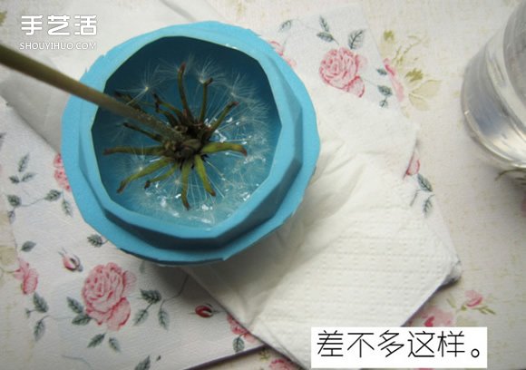 蒲公英树脂标本DIY 嵌花树脂蒲公英制作教程