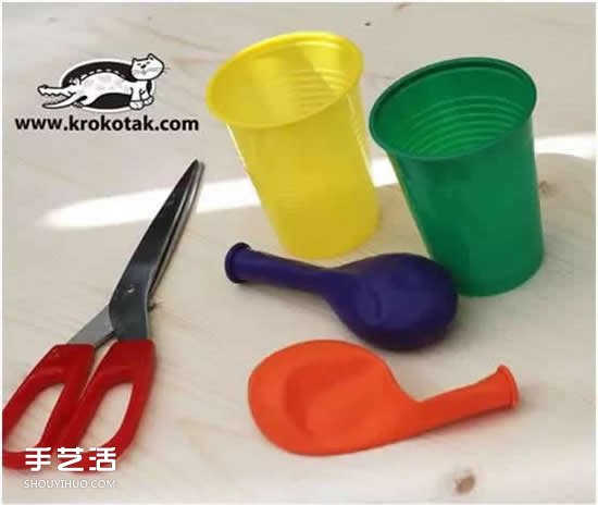 幼儿弹射玩具制作图片 弹弹发射器手工小制作