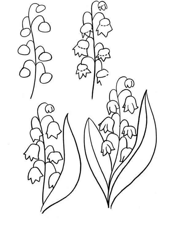 各式各样花儿的简笔画图片怎么画
