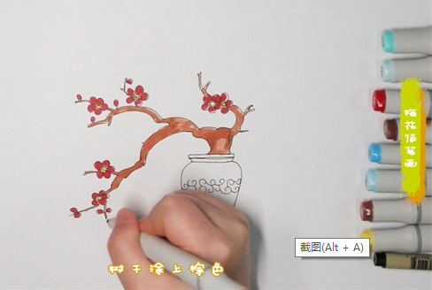 梅花简笔画图片 梅花怎么画