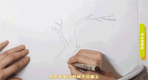 柳树简笔画图片 柳树要如何画