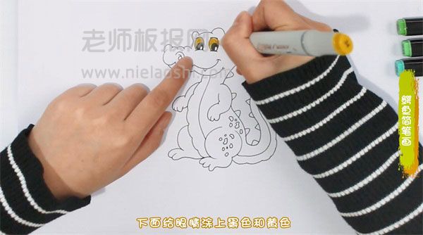 鳄鱼简笔画图片 鳄鱼如何画的