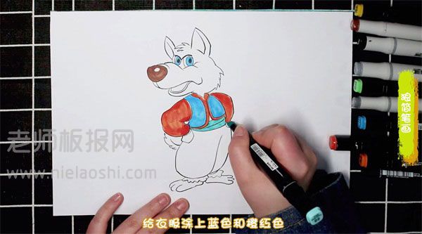 狼简笔画图片 狼是怎么画的