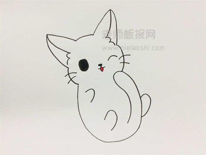 猫的简笔画图片 猫如何画的