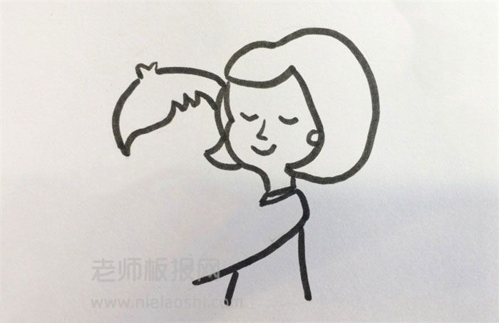 母亲节简笔画图片 妈妈怎么画的