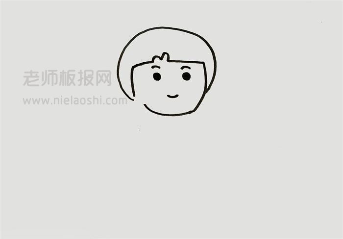 敬礼的小学生简笔画图片 敬礼的小学生是怎么画的