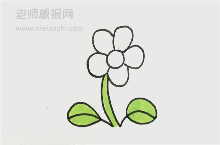 小花简笔画图片 花怎么画的