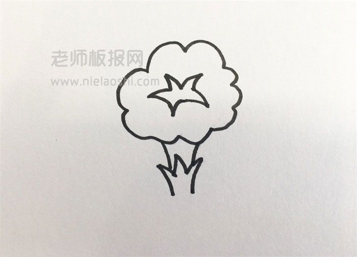 牵牛花简笔画图片 牵牛花怎么画