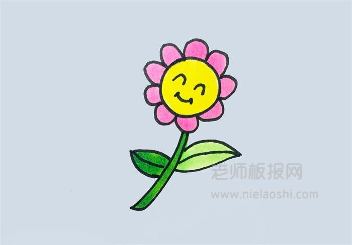 小花简笔画图片 花朵怎么画的