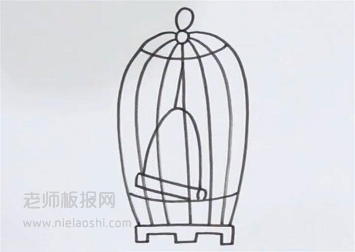 鸟笼子简笔画图片 鸟笼怎么画的