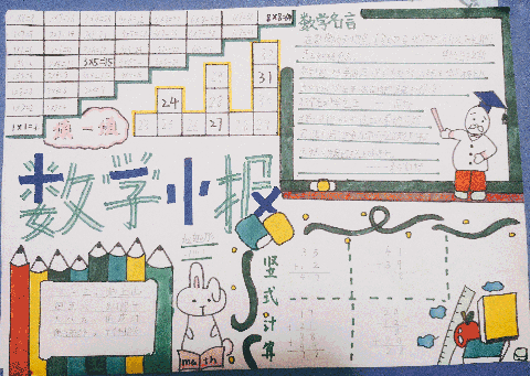 最新的数学小报图片