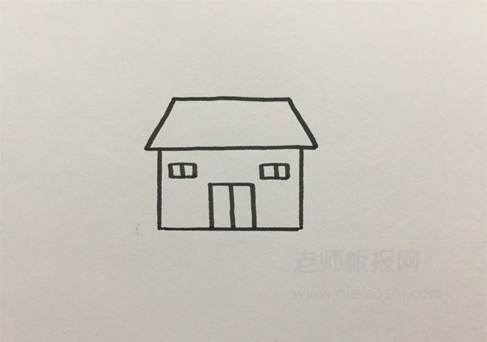 美丽的乡村简笔画 乡村怎么画的