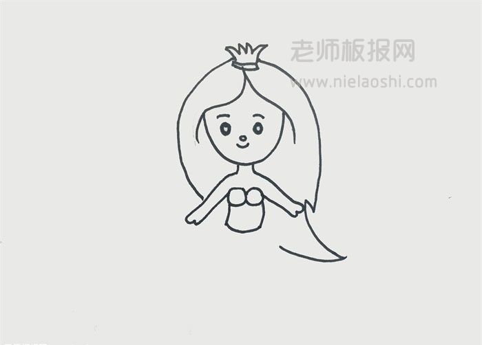 美人鱼简笔画图片 美人鱼怎么画