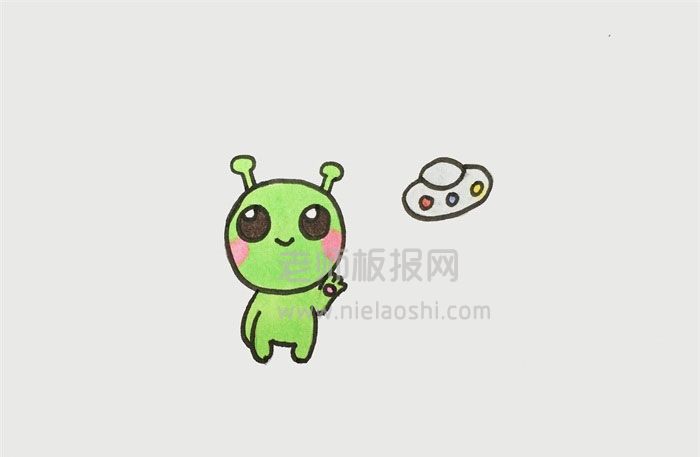 外星人简笔画图片 外星人怎么画