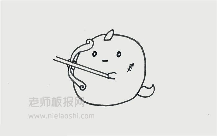 射手座简笔画图片 射手座怎么画