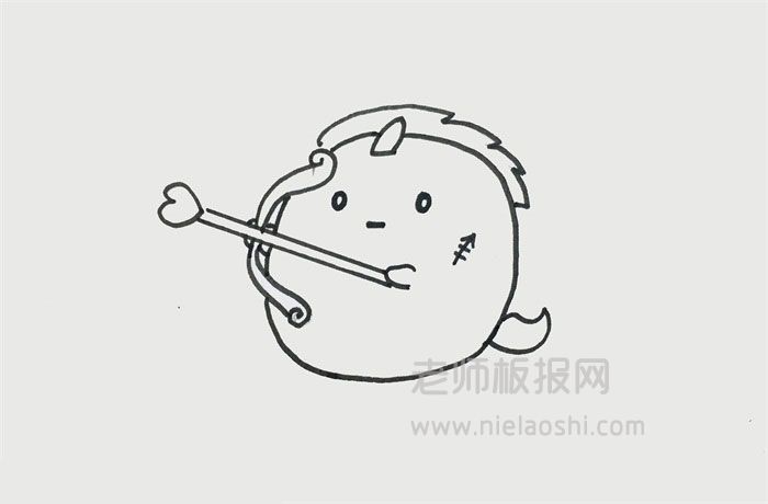 射手座简笔画图片 射手座怎么画