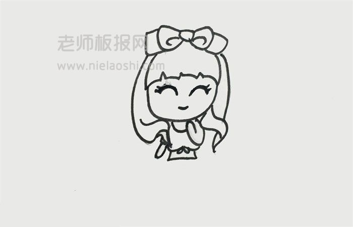 美少女简笔画图片 美少女怎么画的