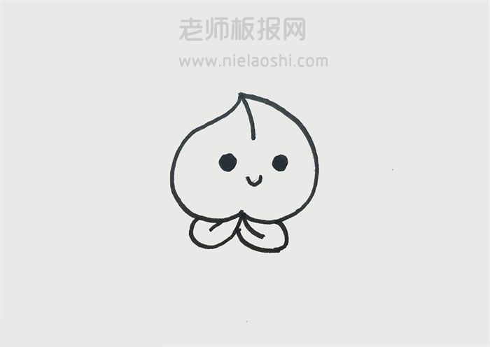 桃子简笔画图片 桃子如何画