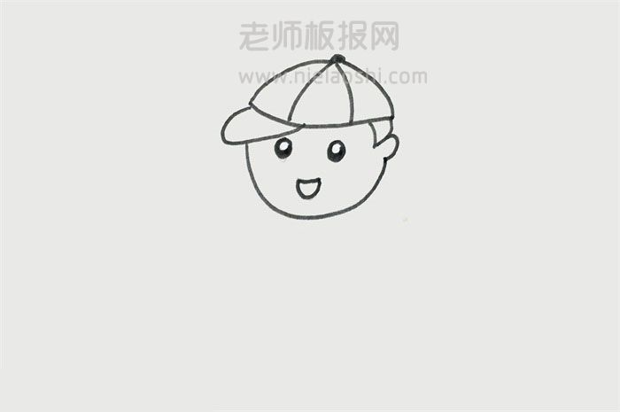 学生简笔画图片 学生怎么画