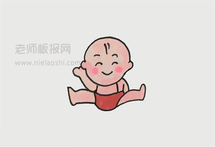 婴儿简笔画图片如何画