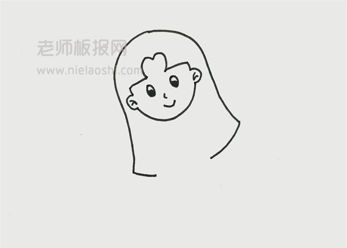 少女简笔画图片 少女要怎么画