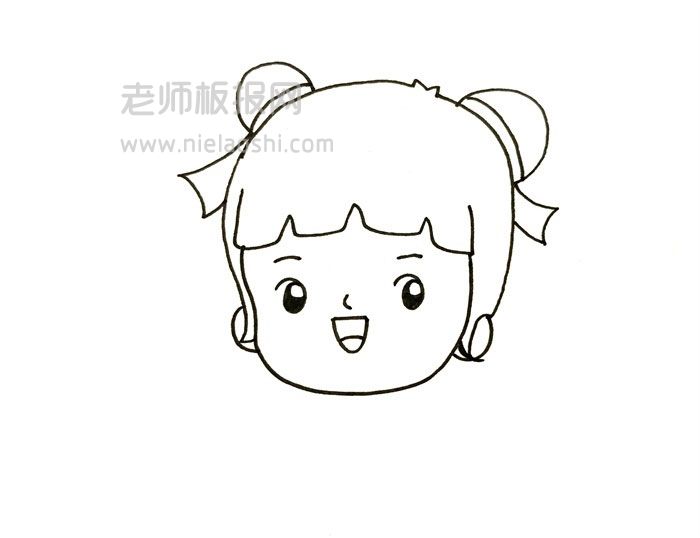 春节小孩拜年简笔画图片 小孩拜年怎么画的