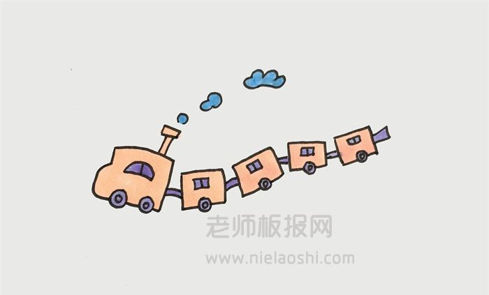 火车简笔画图片 如何画火车