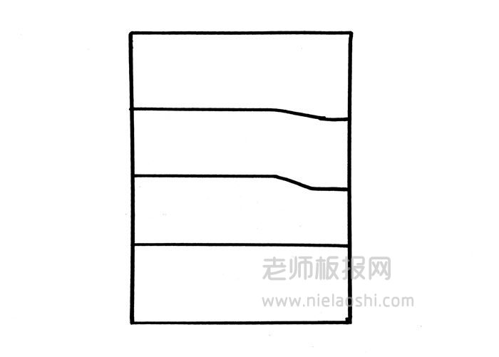 书架简笔画图片 书架怎么画的