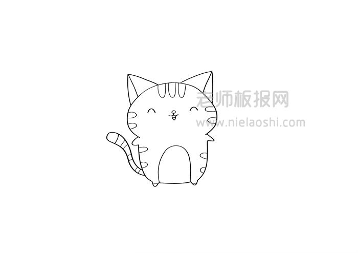 小猫咪简笔画图片 小猫咪怎么画