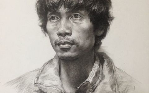 高清人物素描头像优秀作品图片