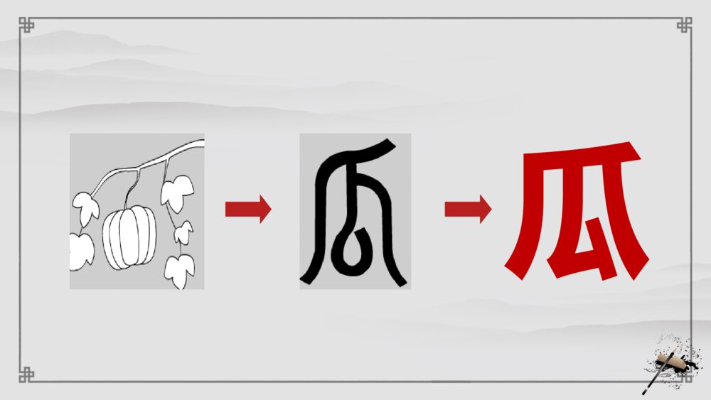 古风《有趣的象形字》一年级上专题讲解PPT课件7