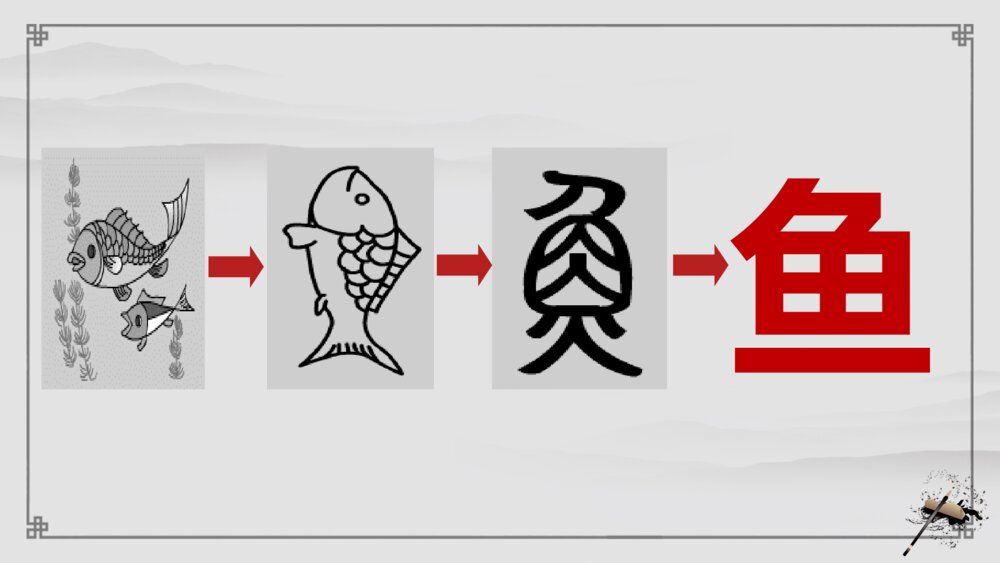 古风《有趣的象形字》一年级上专题讲解PPT课件9