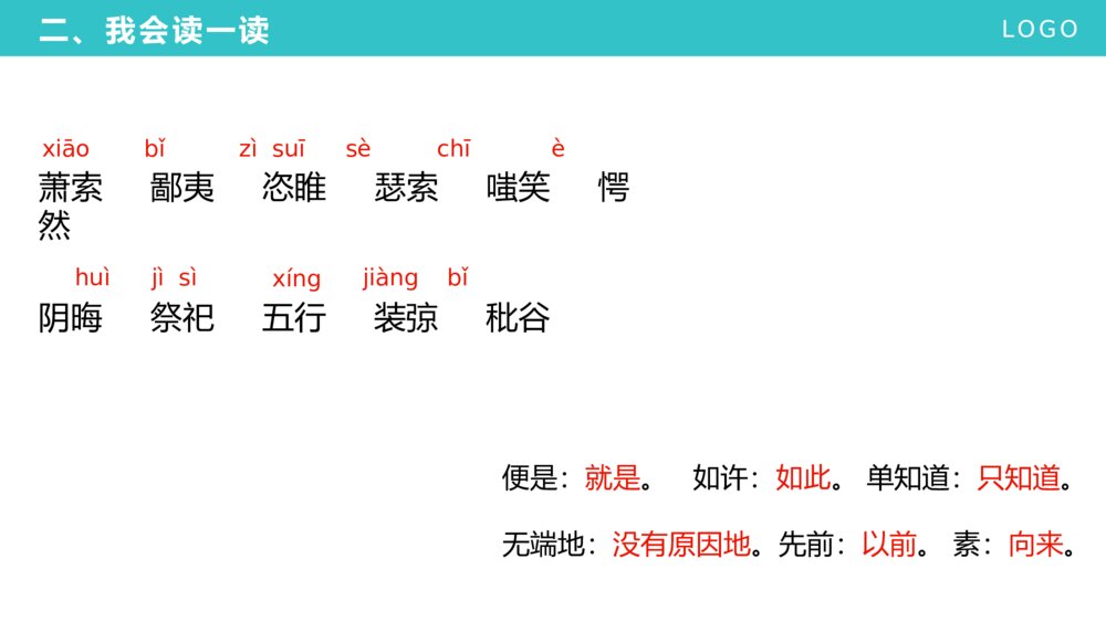 《少年闰土》人教版小学六年级语文上册教学PPT课件4