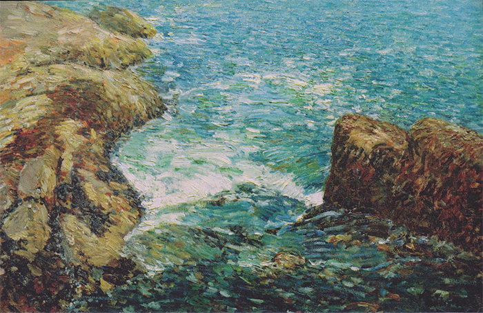 《海边风景》主题油画图集·夏日海滩油画作品欣赏