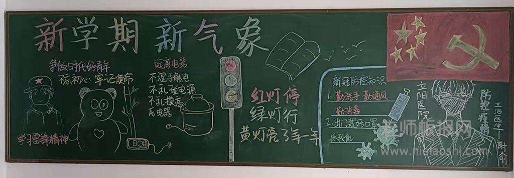 2022新学期·新气象黑板报-含文字内容