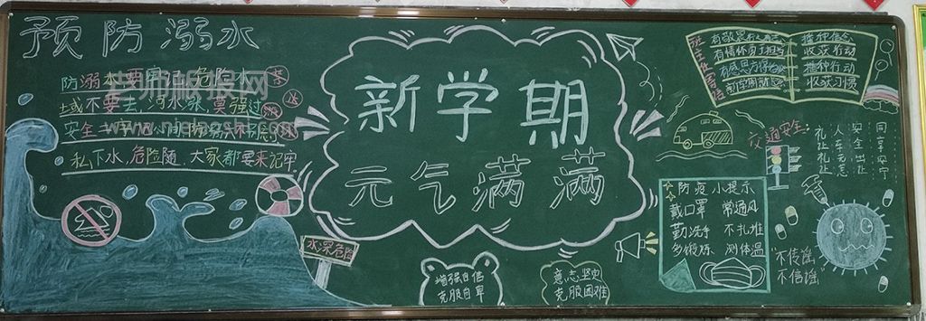 新学期·新起航·新目标·新计划黑板报图片-素材文字