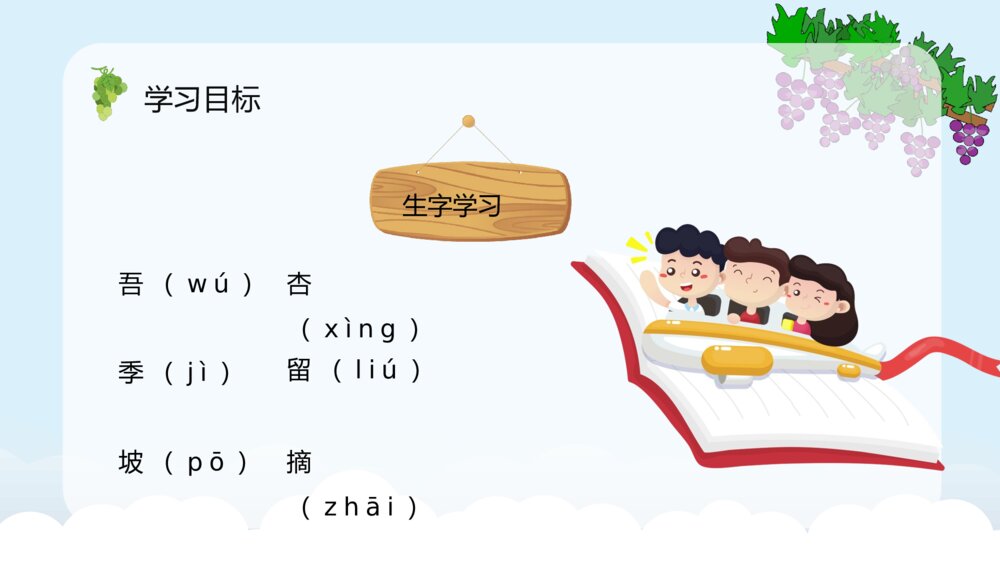 《葡萄沟》小学语文二年级下册课文导读知识点梳理PPT课件7