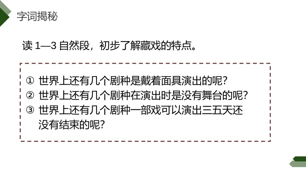 人教版六年级语文下册《藏戏》PPT精品课件8