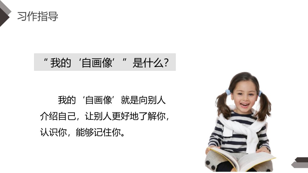 人教版四年级语文下册第七单元《习作:我的自画像》PPT精品课件4