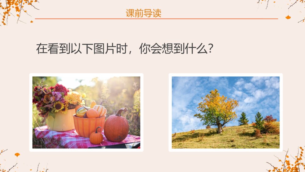 人教版二年级上册语文课件《秋天的图画》教学教案PPT课件3